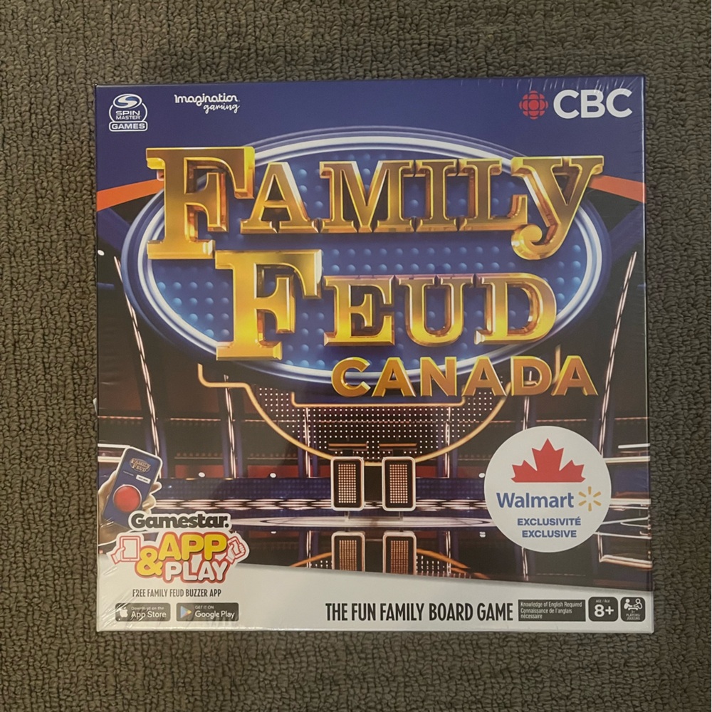 Family Feud Canada: Board Game (BRAND NEW, 2020) Spin Master / CBC RARE SEALED!!